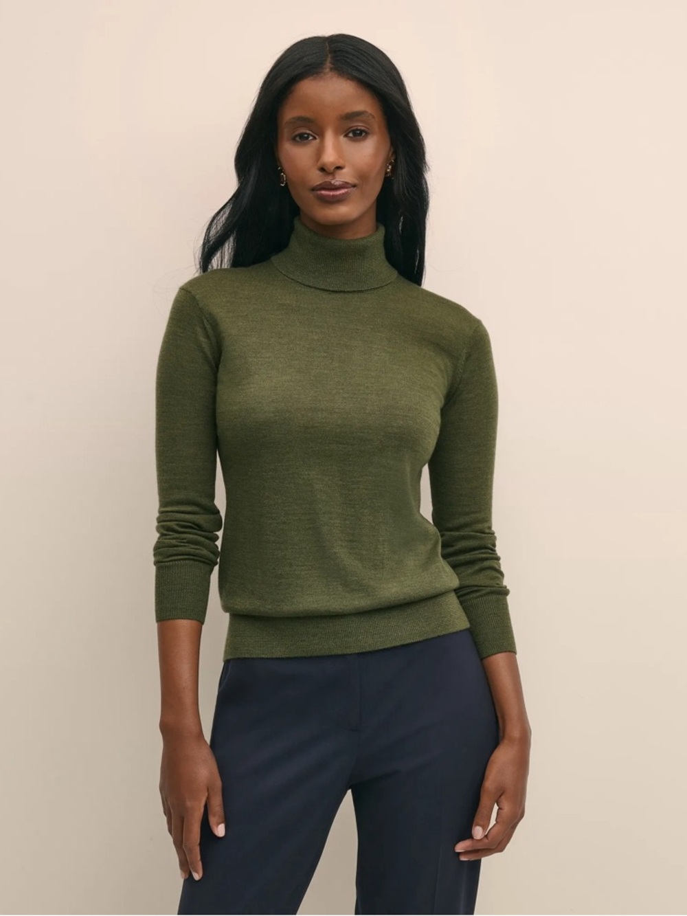 346 BROOKS BROTHERS Ultimate Merino Wool Turtleneck